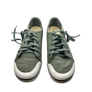 Keen Elsa III Green Canvas Boat Sneakers Tennis Shoes